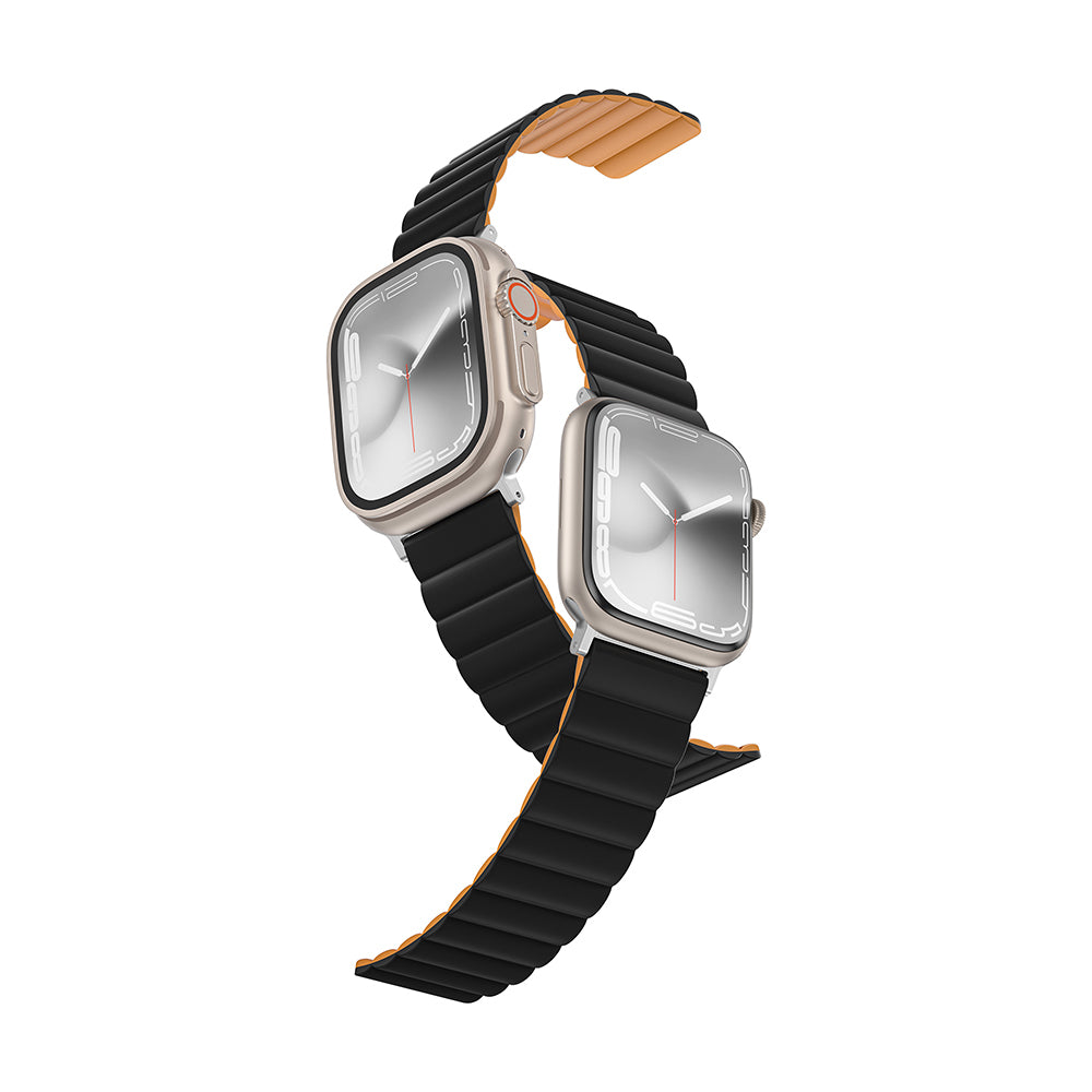 Amazingthing Smoothie Mag Apple Watch 45mm Magnetik Tak Çıkar Silikon Strap Kayış - 5 Amazingthing Smoothie Mag Apple Watch 45mm Magnetik Tak Çıkar Silikon Strap Kayış - 5